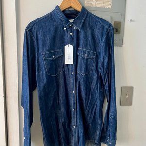 WeSC Neville Chambray Shirt - L - Brand New With Tags